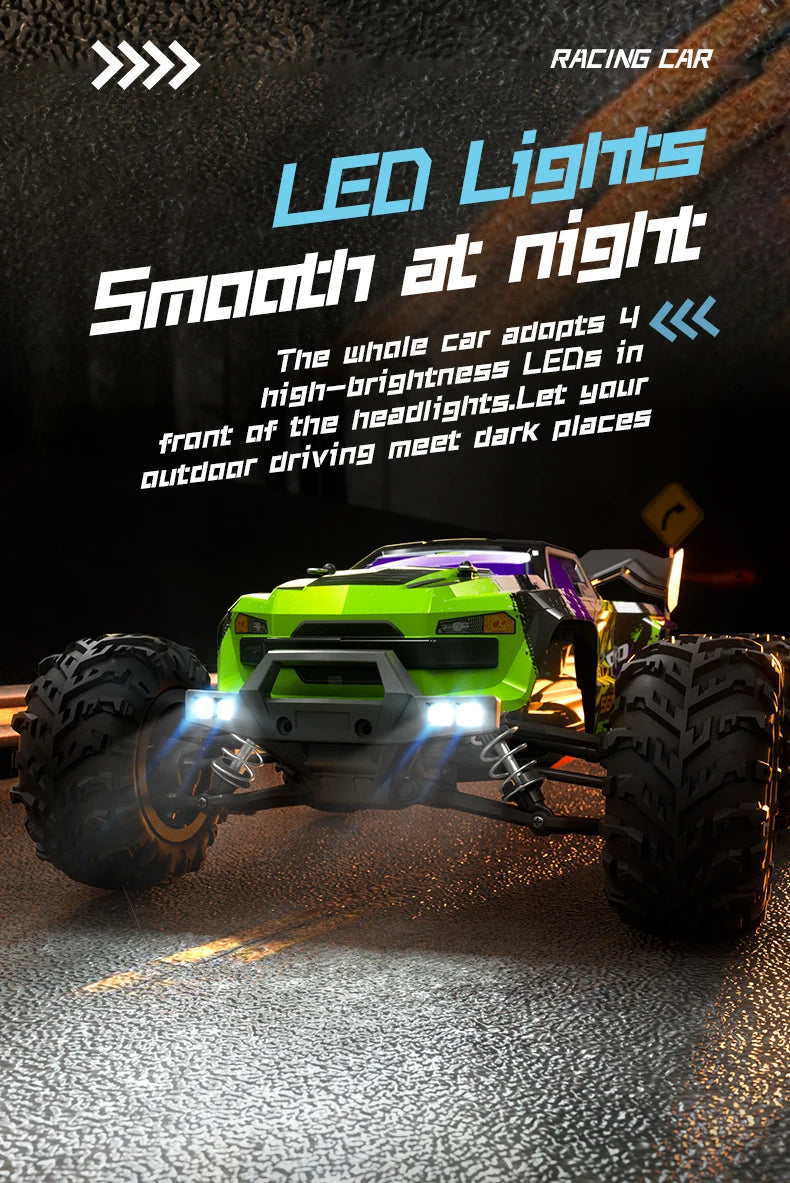 New PRO/MAX 1∶16 RC Car 80KM/H 4WD Brushless Off-Road Racing Toys High Speed Remote Control Vehicle For Kids Adults Outdoor Gift