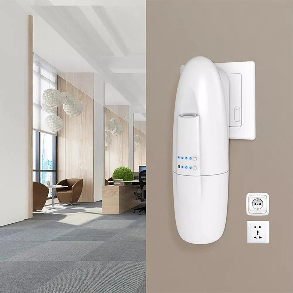 Aroma Diffuser Essential Oil Diffuser Professional Scent Air Freshener Atomizing Technology Plug-In Wall Remote Control Diffuser
