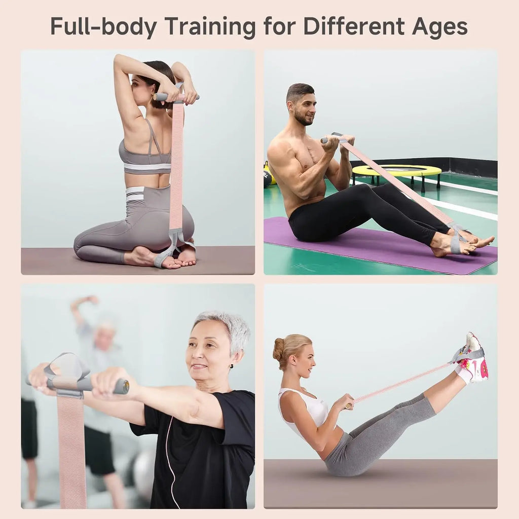 Yoga Resistance Band Anti-Broken Elastic Sit Up Pull Rope for Strength Training Portable Unisex Resistance Exercise Bands