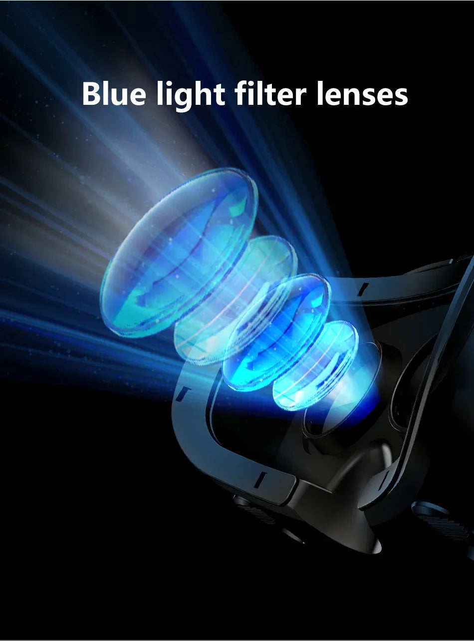 Virtual Reality Glasses 3D VR Headset Smart 7 Inches Helmet for Smartphones Phone Android iPhone Lenses Binoculars Goggles Viar