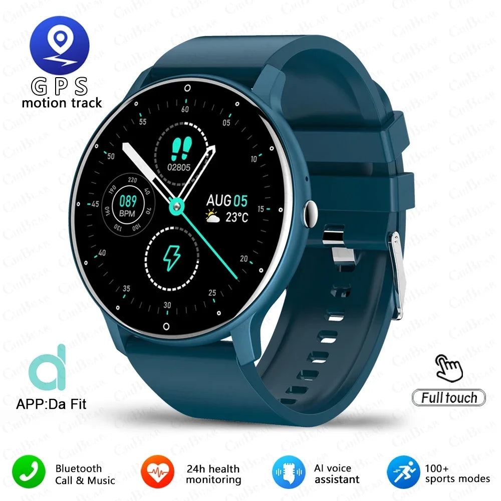 2025 New Ultra Light Smartwatch New Smart Watch Men Sports Fitness Watch Heart Rate Full Touch Screen Bluetooth Call