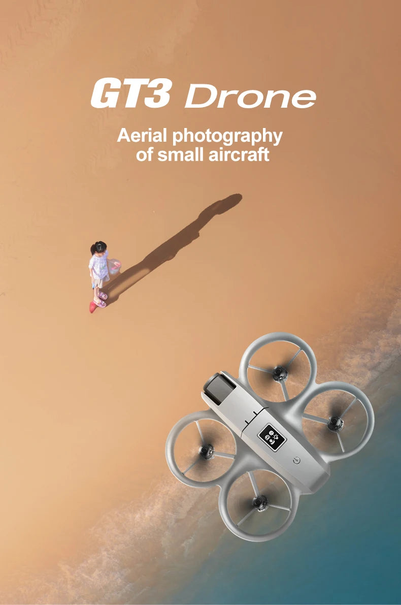 NEW Drone GT3 8K 4K Professional HD 180° ESC Dual Cameras Mini WIFI Dron Obstacle Avoidance FPV Foldable RC Quadcopter Toys UAV