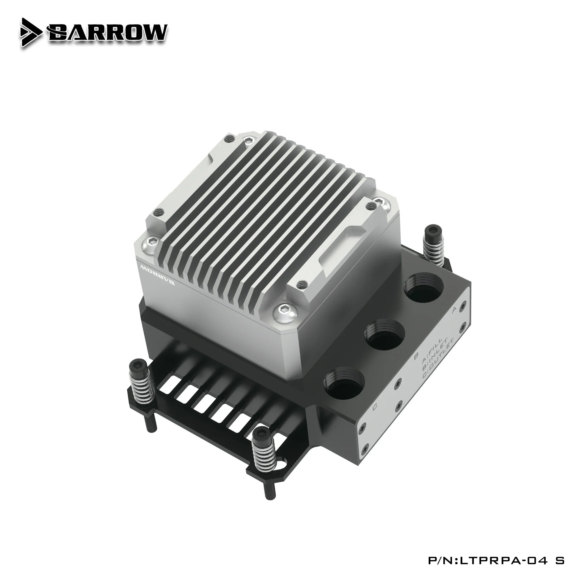 Barrow CPU Water Block with Integrated Pump Reservoir POM/Acrylic CPU Cooler for AMD AM3 AM4 AM5/INTEL 1700 1200 115X X99 Socke