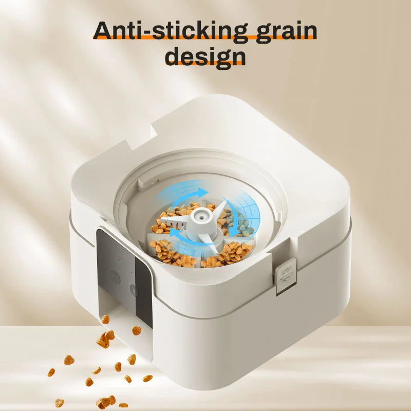 2L Automatic Pet Feeder Wifi Smart Cat Dog Food Dispenser App Controlled Slow and Quantitative Feeding for Pets Cat Accessories