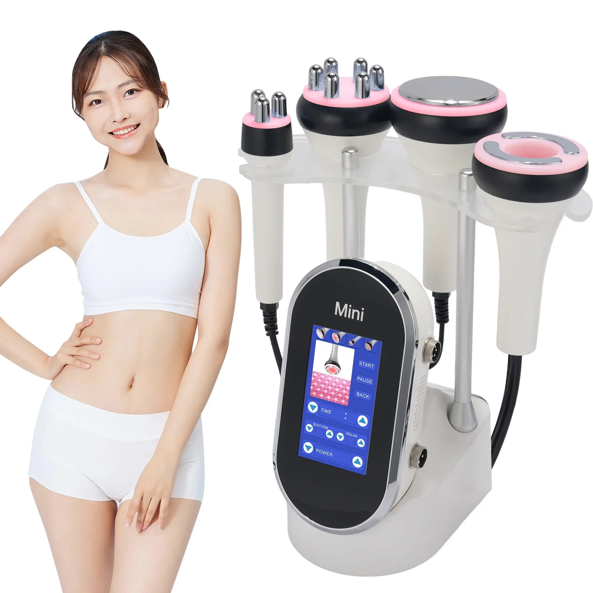 4 IN1 40K Cavitation Radio Frequency Ultrasonic Slimming Machine  Removal Weight Loss Skin Tightening Facial Beauty Tool