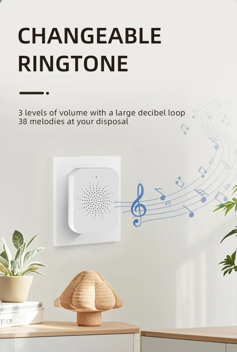 Outdoor Wireless Doorbell with Solar Cover Camera Wifi Digital Door Peepholes Waterproof Smart Home Intercom Video Eye Ring Bell