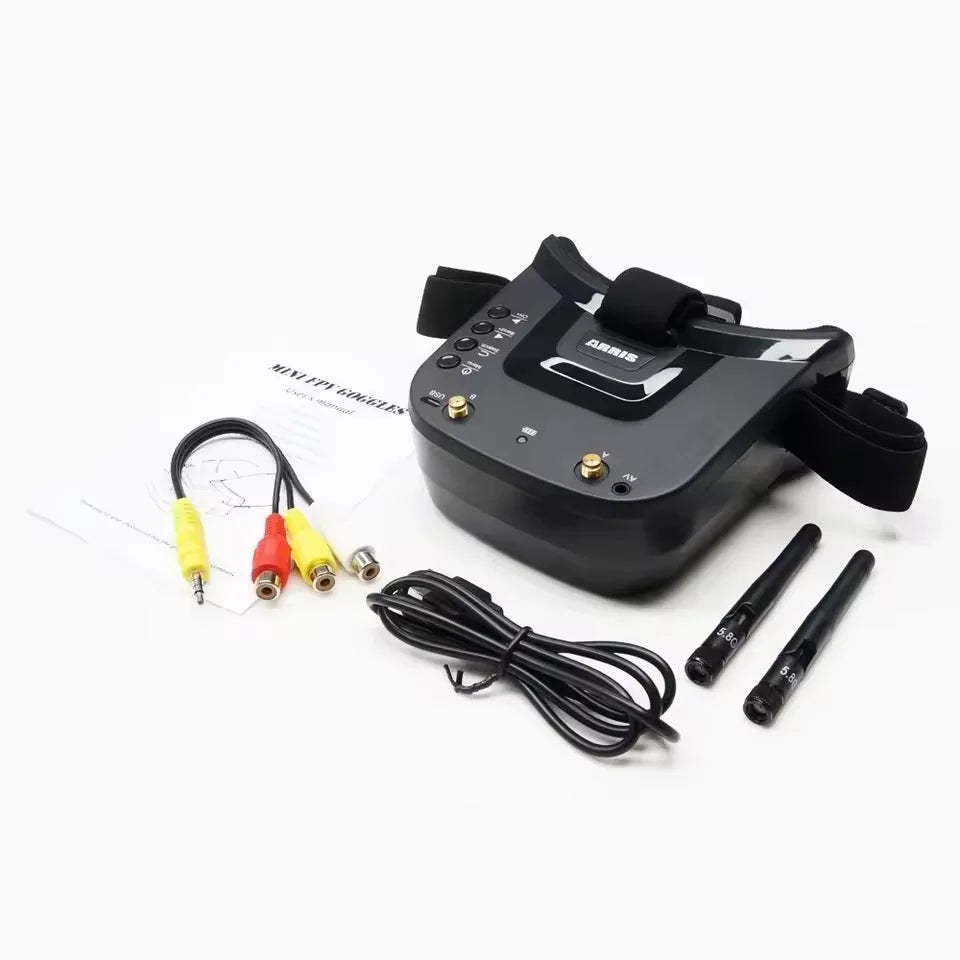 VR009 5.8G FPV Goggles 40CH 3 inch 480x320 Video Headset HD DVR Diversity FPV Goggles for Camera Drones & Accessories