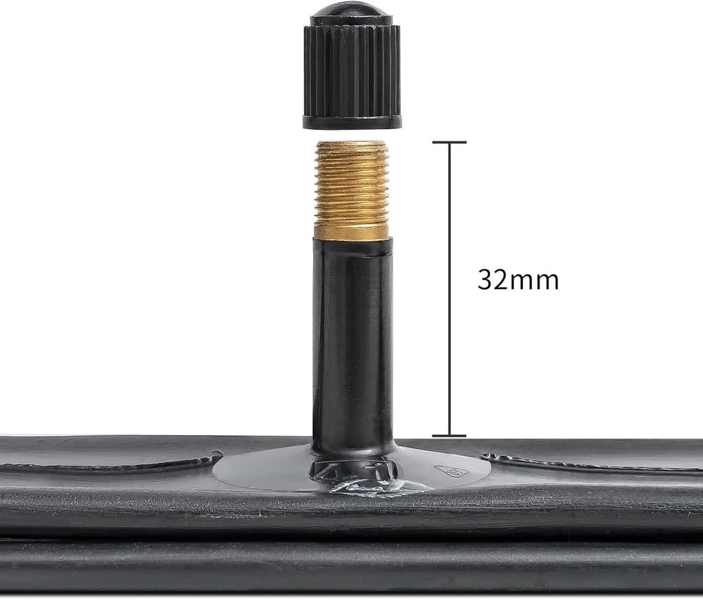 2 Pack Fat Bike Tire Inner Tube 20x4.0 Premium Butyl Rubber Electric Bicycle Tubes for Snowbike AV 32mm Schrader Valve