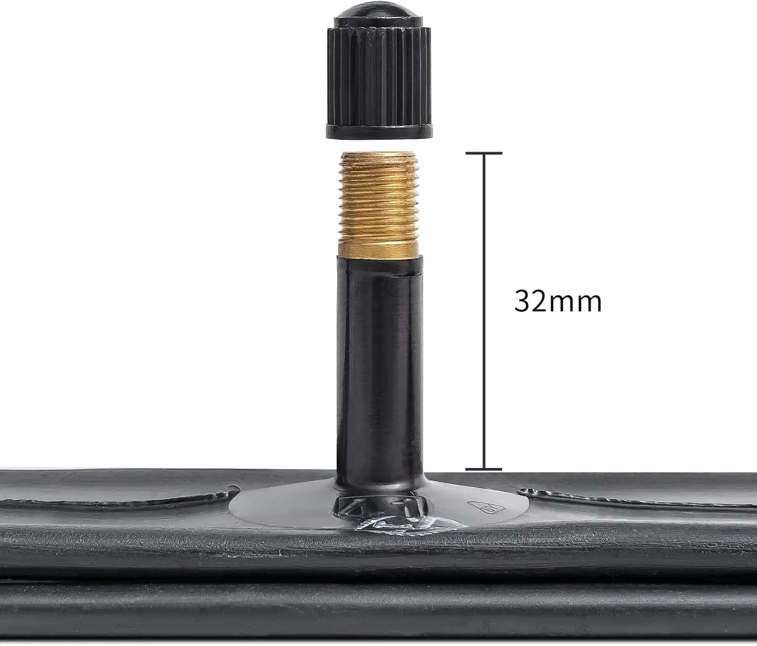 2 Pack Fat Bike Tire Inner Tube 20x4.0 Premium Butyl Rubber Electric Bicycle Tubes for Snowbike AV 32mm Schrader Valve