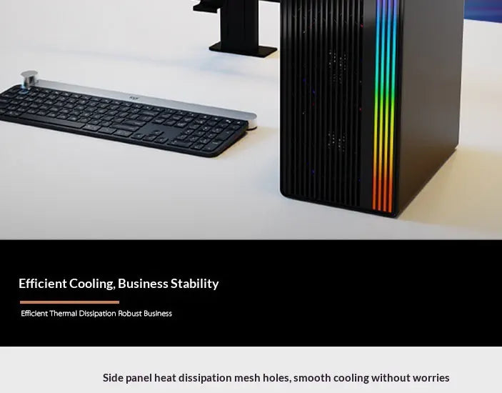 WJCOOLMAN Craftsman Series Home-type Desktop computer with small chassis Supports M-ATX motherboard
