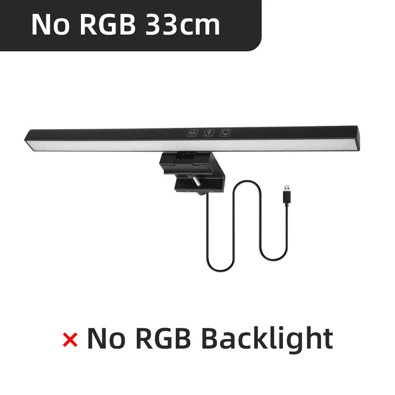 Dimmable Monitor Light Bar Curved with RGB Backlight Monitor Lamp 3 Color Monitor Lights For Laptop Screen Gaming Lighting