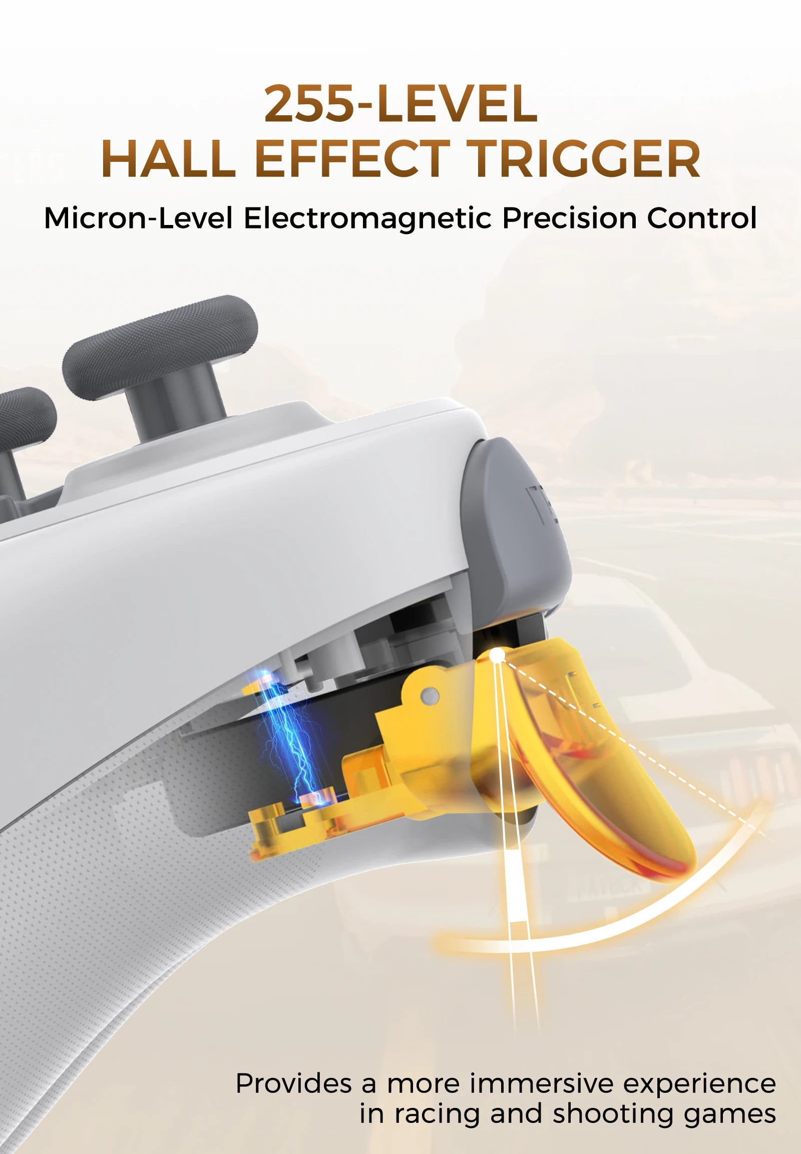 IINE PC/iOS/Android/Phone/Switch Wireless Controller , Hall Effect Triggers & Hall Effect Joysticks & 1000Hz Polling Rate