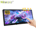 Wisecoco 12.3'' Touch Monitor Display IPS 1920x720 Portable Gaming Monitor for Raspberry Pi 5 4 3 Laptop PC GPU CPU Monitoring