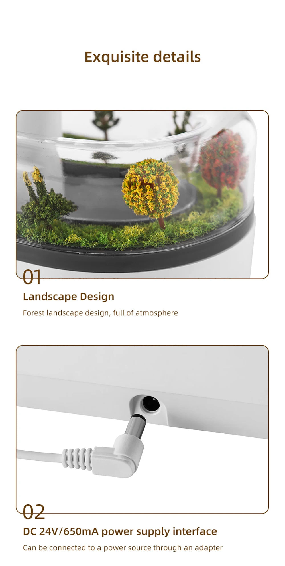 Humidifier Essential Oils Diffuser Raindrop Music Humidifier Home Fragrance Aromatherapy Diffuser Colorful Light Air Humidifier