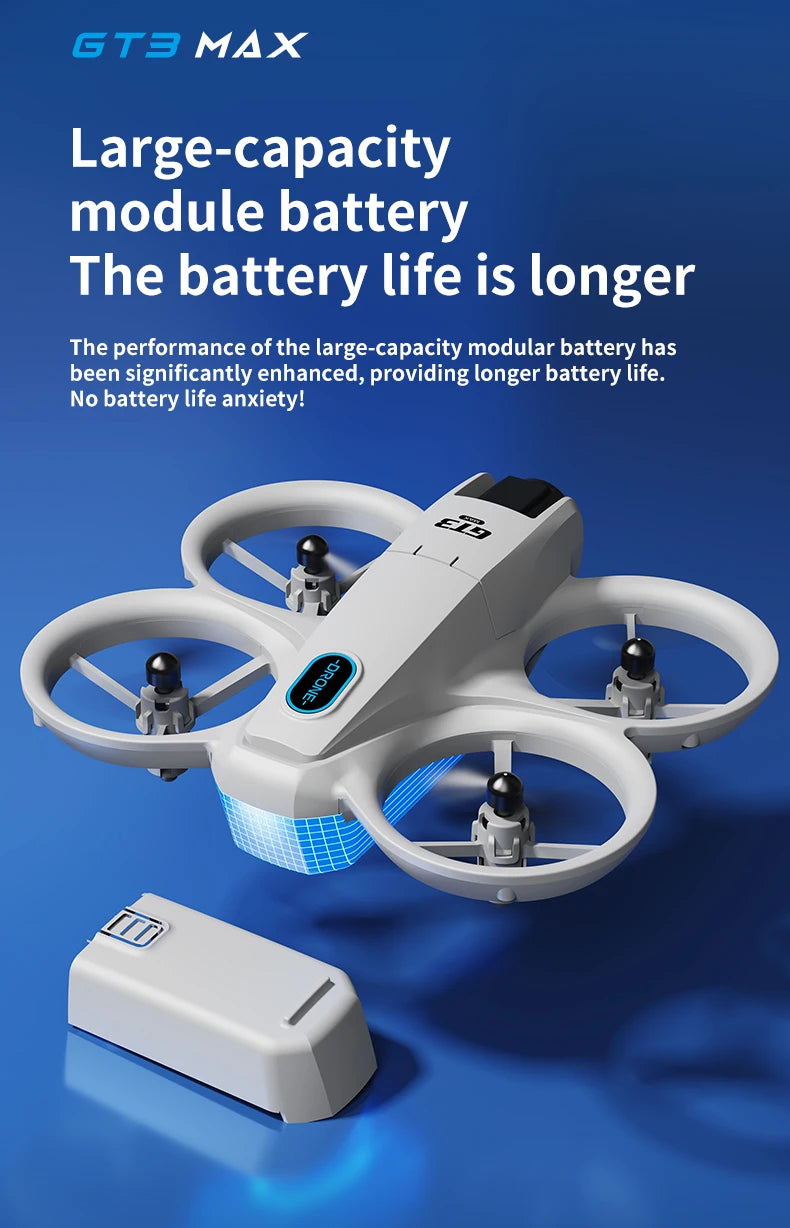 GT3 Max Drone 8K HD Aerial Photography Large Screen Optical Flow Positioning Brushless Intelligent Obstacle Avoidance New