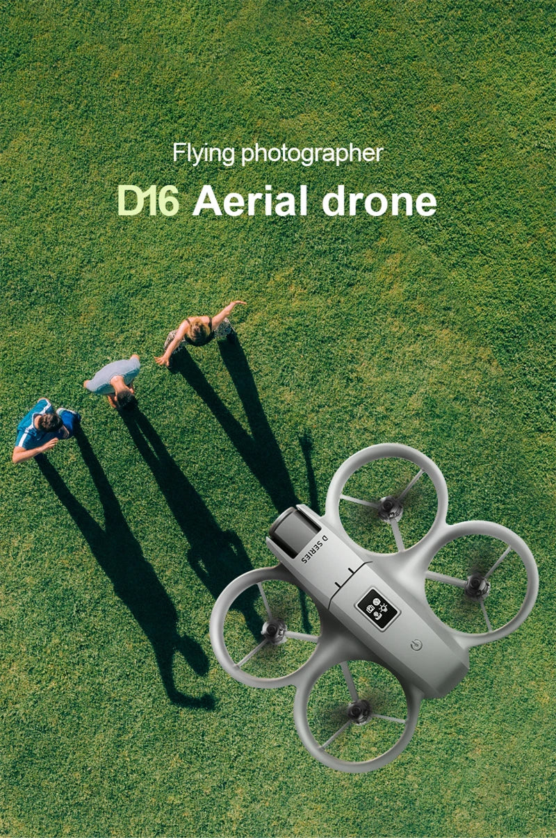 New D16 Mini Drone Dual Camera 8K HDAerial Aircraft Obstacle Avoidance UAV Fixed Remote Control Airplane Gift Toys 20000M