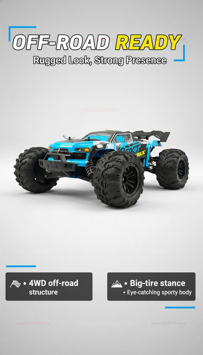 New PRO/MAX 1∶16 RC Car 80KM/H 4WD Brushless Off-Road Racing Toys High Speed Remote Control Vehicle For Kids Adults Outdoor Gift