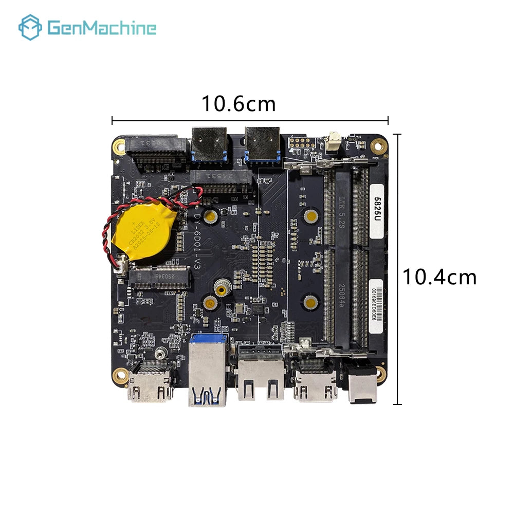 Genmachine AMD Ryzen 7 4800U CPU+Motherboard Kit Ryzen Motherboard placa mae For Laptop MINI PC Motherboards With Radiator Fan