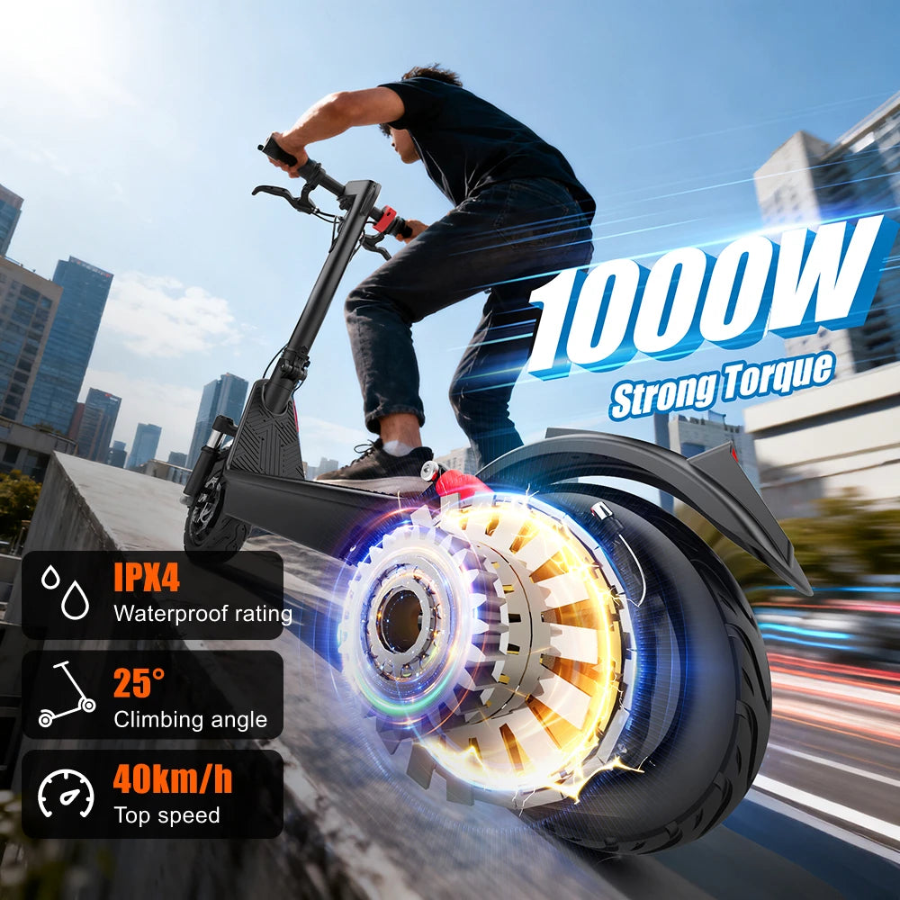 HX X9B electric scooter 1000W 20AH 40KM/H Electric kick scooters damping e scooter adults Folding escooter City Escooter