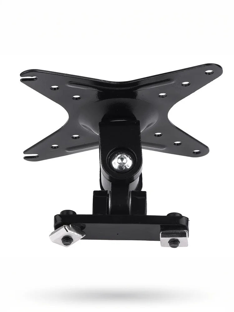 Wall-Mounted Gaming Monitor Bracket 2-Axis Adjustable Button Box Mount for Gaming Rigs Compatible with 50mm 75mm 100mm VESA