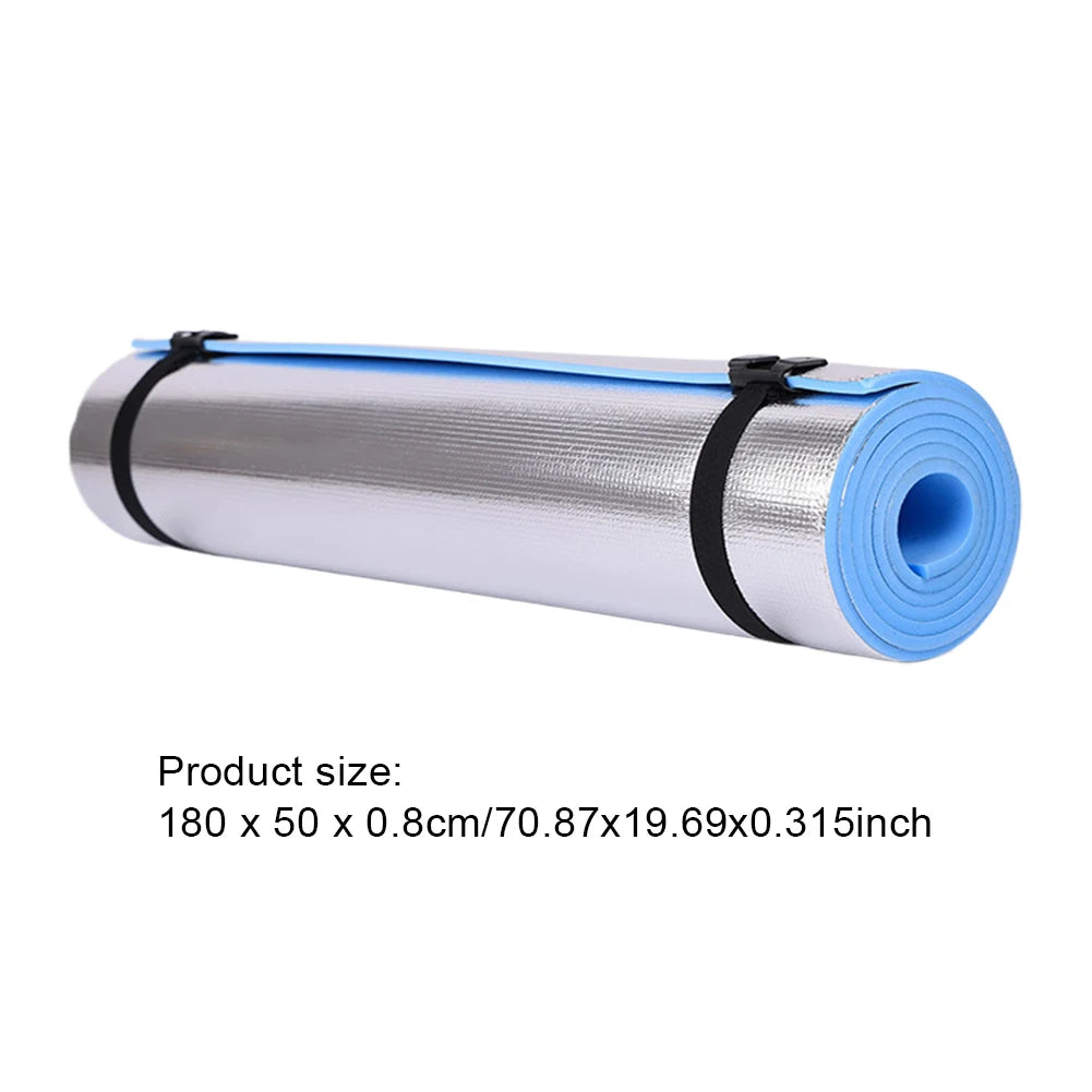 10mm Yoga Mat Anti-skid Sports Exercise Mat Moistureproof Thickened Camping Picnic Mat EVA Foam Sleeping Pad for Yoga & Pilates