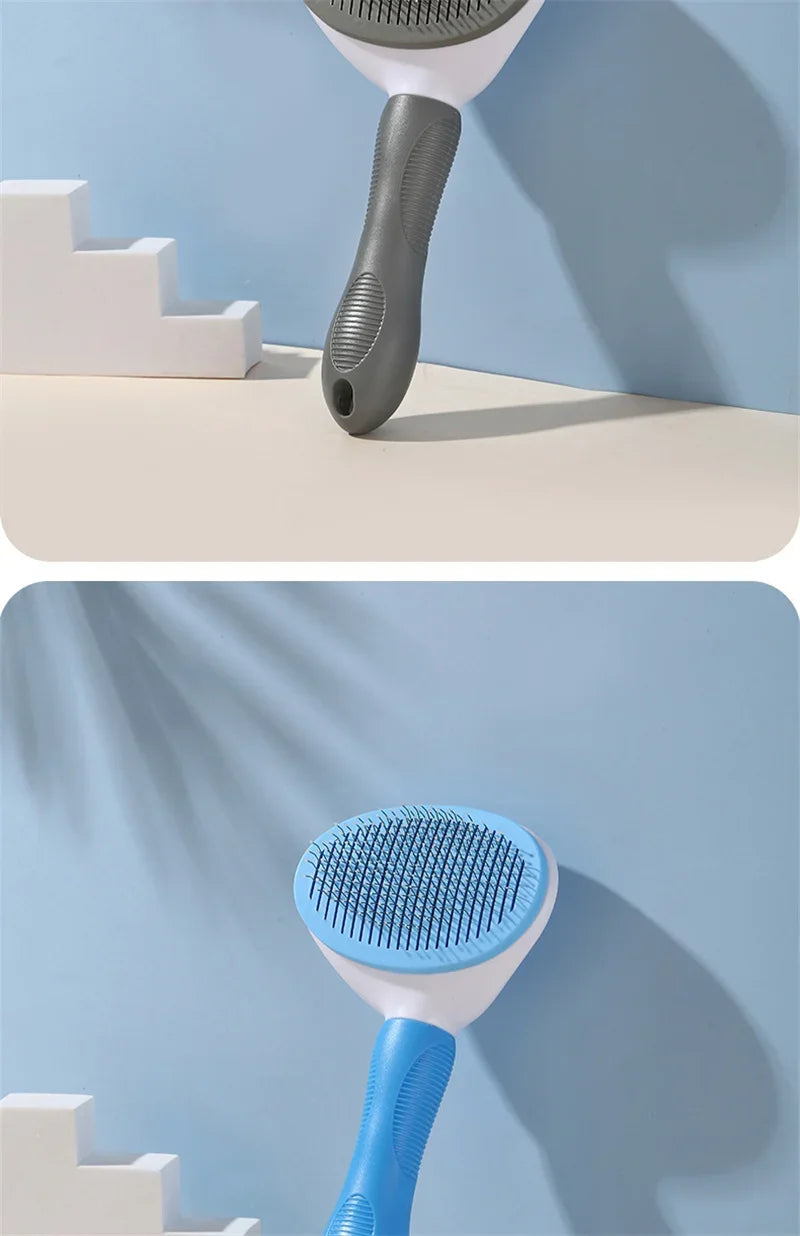 Pet Hair Remover Dog Brush Cat Comb Animal Grooming Tools Dogs Accessories Cat Pet Supplies Stainless Steel Beauty Massage Comb