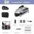 Original V888 4K Drone Three Camera HD Aerial Photography WIFI 5G Optical Localization Four-way Obstacle Avoidance New Dron