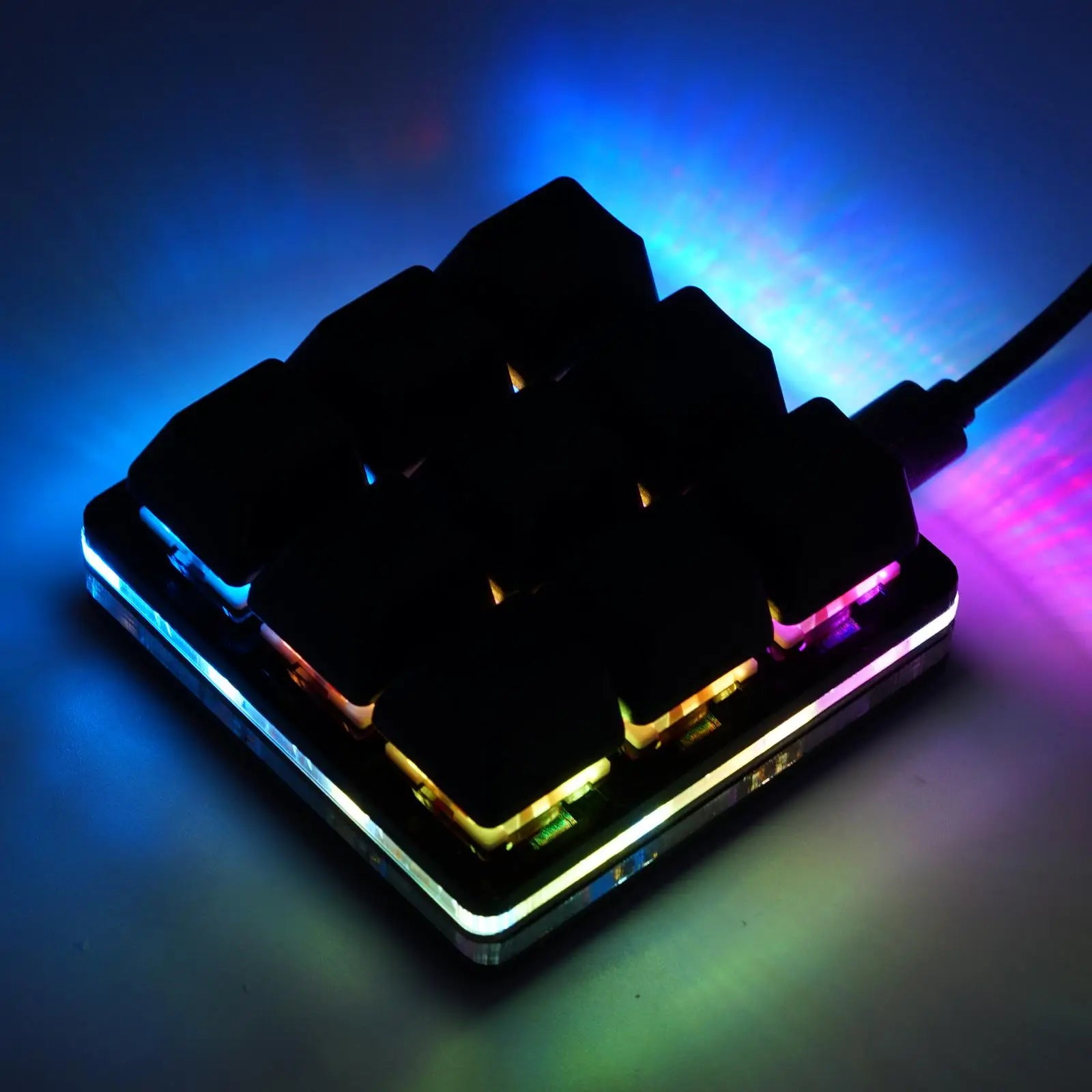 Mini USB Custom Mechanical Keyboard 2/3/4/6/9/12/16/24 Keys Gaming Keyboard Sayo Device Shortcut Programmable Keypad Keys Macro