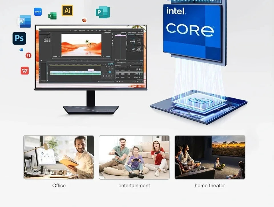 2026 Brand New Portable Mini PC Computer Intel Core i7-4510U 16GB RAM 512GB USB 3.0 SSD WiFi6 BT5.2 Mini PC Desktop Computer
