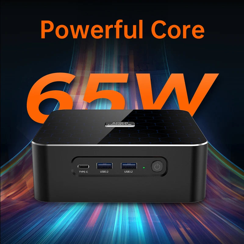 MOREFINE Mini Pc Gamer CPU Ryzen 9 8945HS AMD R7 8845HS R7-8745HS R5-8645HS 2.5G LAN Windows11PRO Desktop Computador Gaming PC