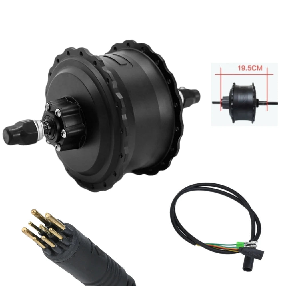 Motor For Electric Bike HUB Motor Fat Bike Hub Motor 48V 750W 9pin Waterproof Metal For Copper 535 R/min Electric Bicycle Engine