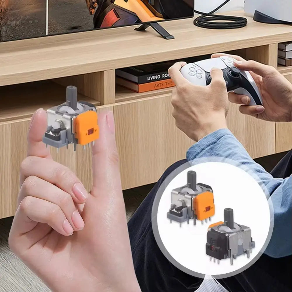 10PCS 3D Analog Sensor Hall Effect Joystick for Playstation 5 Game Controller Thumb Stick for PS5/PS4/Xbox/Switch Pro