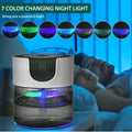 Water Air Purifiers for Home, Quiet Variable Speed Water Based Air Purifier with Night Light, for Home, Bedroom, EU Plug