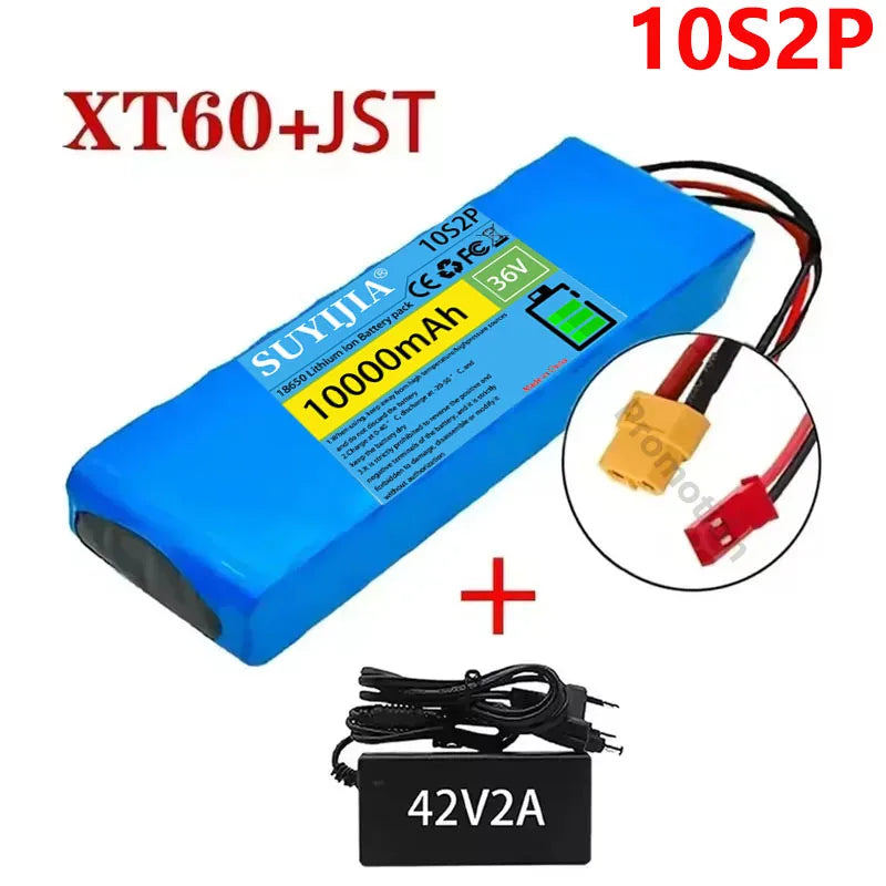 36V 10000mAh 10S2P 36V Electric Scooter Battery Lithium Electric Scooter 500W Electric Scooter Battery 36V 10S2P Battery