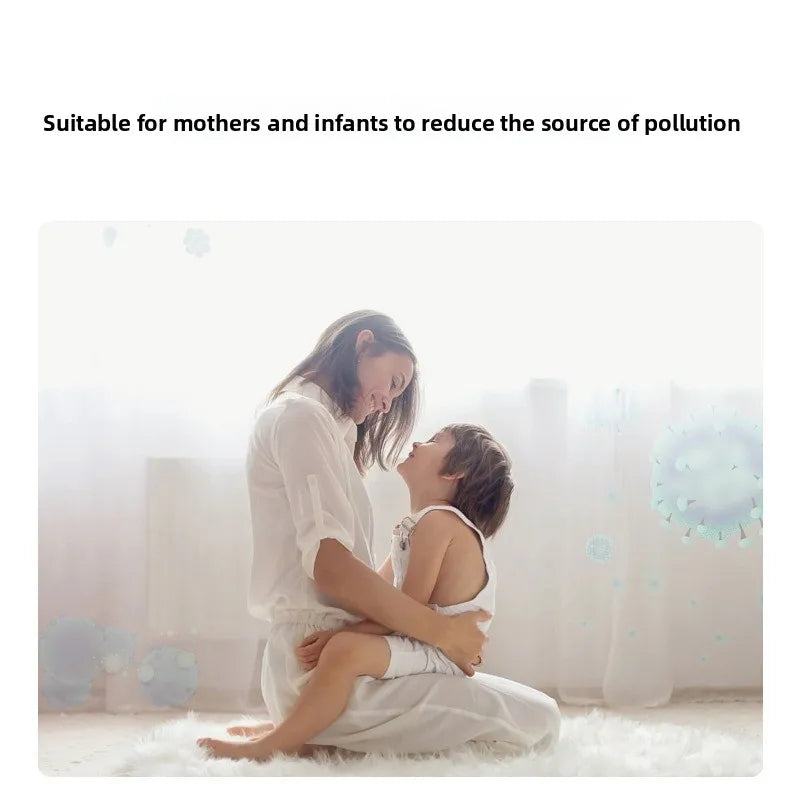 Negative Ion Air Purifier Plug-in Portable Negative Ion Generator for Rooms with Odors Smoke PM 2.5 Toilet Kitchen Air Purifier