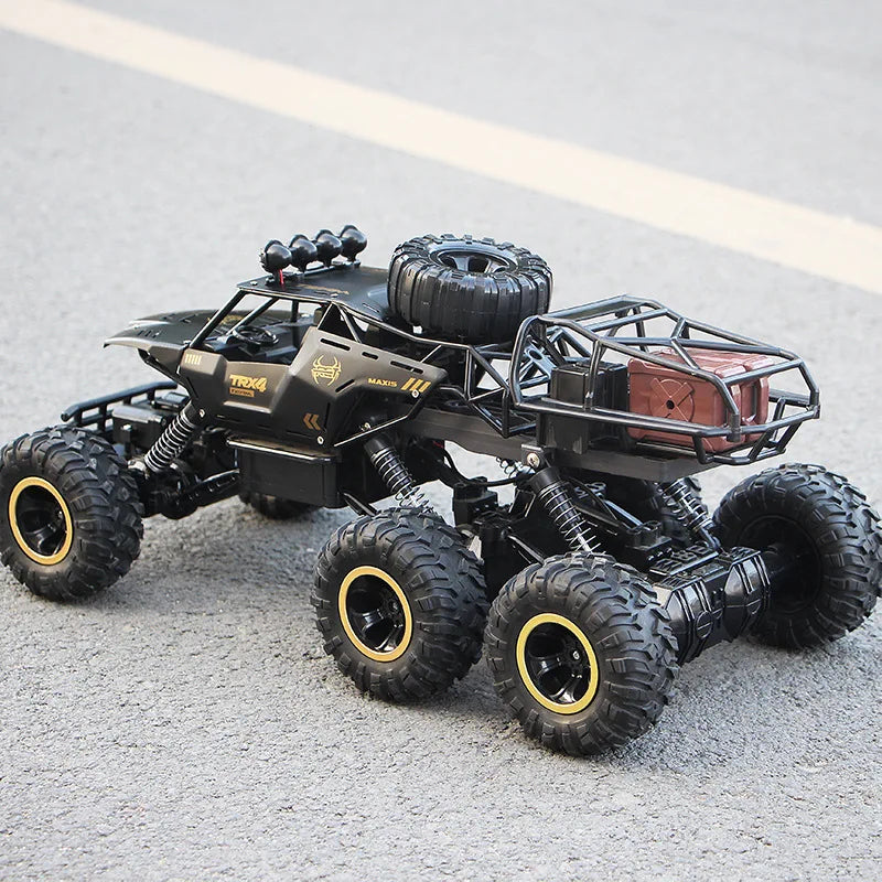 RC Car 1:12 2.4G  Alloy 6 Wheels Remote Control Car 4WD RC Off-Road Truck High Speed Electric All Terrain Climbing Toy Gift