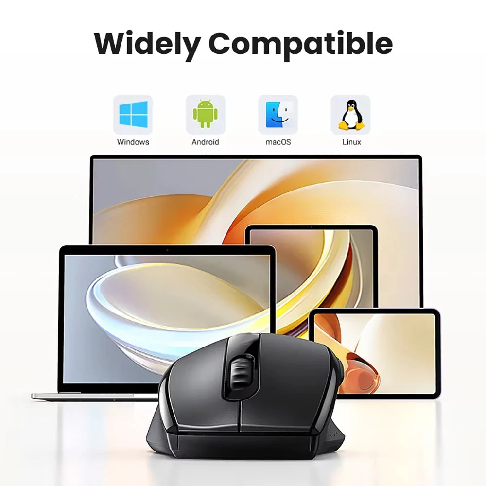 Wireless Mouse Ergonomic Computer Mouse PC Optical Mause with USB Receiver 6 buttons 2.4Ghz Wireless Mice 1600 DPI For Laptop