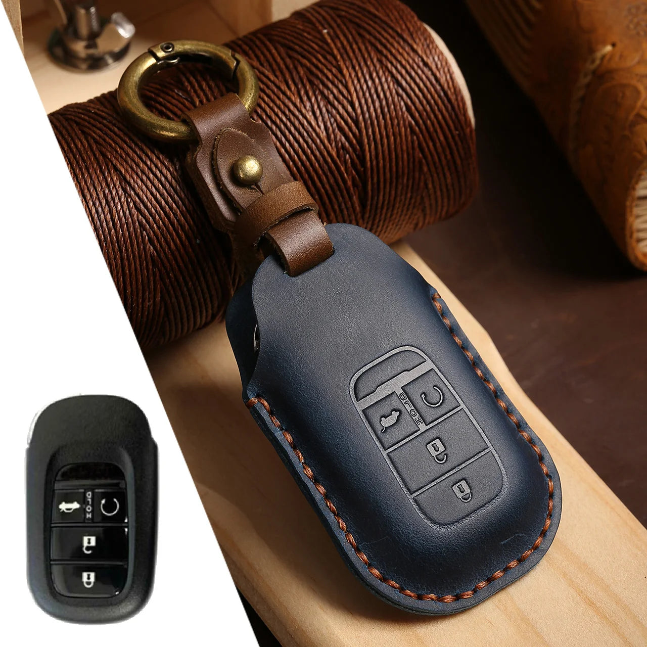 Car Key Cover Case Shell Fob for Honda 2022 2023 2024 2025 for Civic for Accord for CR-V for HR-V