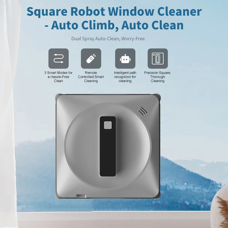 Vacuum cleaning robot, intelligent memory, high-vacuum vacuum cleaner, laser sensor, glass cleaning robot