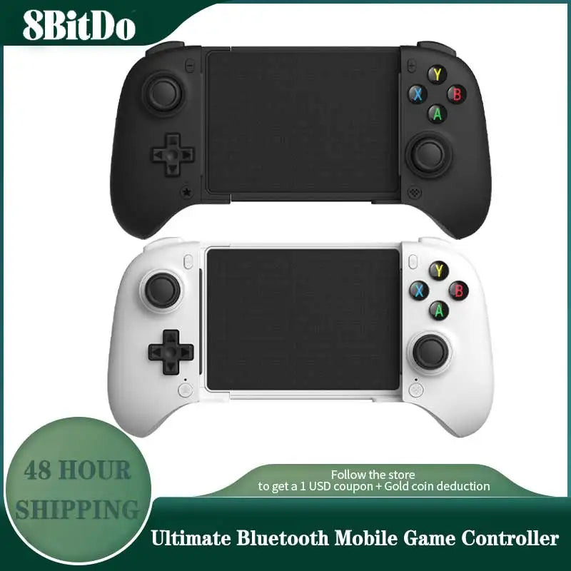 8BitDo Ultimate Bluetooth Mobile Game Controller，Gamepad with Hall Effect Joysticks Triggers for Android Smartphones and Tablets