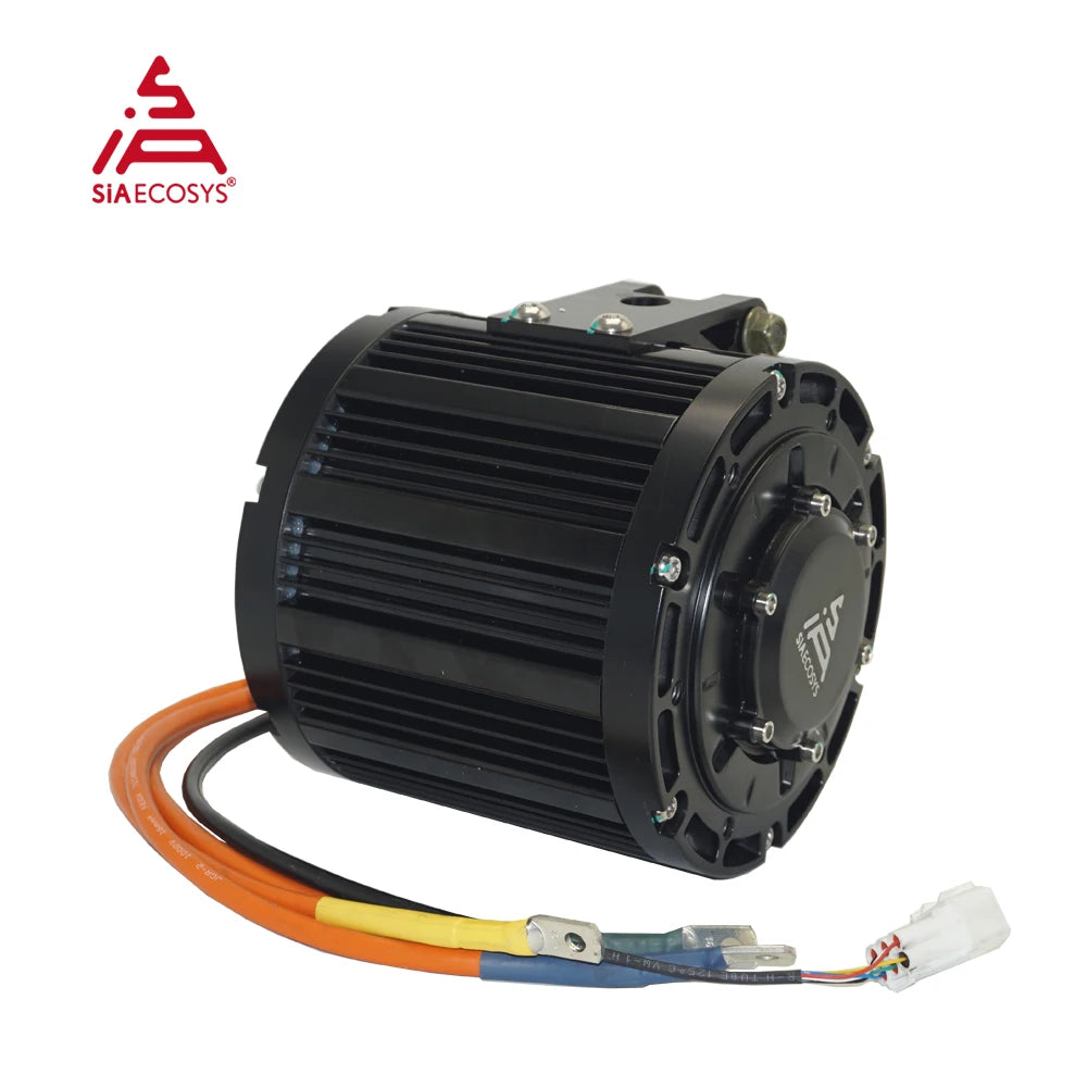 QS138 3000W/6000W Peak 72V BLDC Mid Drive Motor for Electric Scooter 100KM/H with 428 Chain Sprocket V1 Dual Power Design