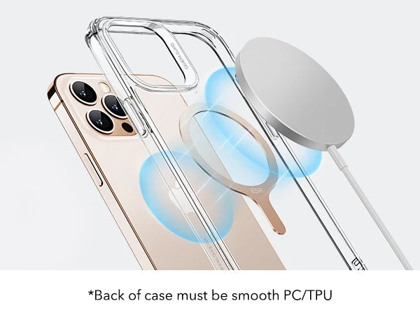 ESR for MagSafe Ring Magnet (HaloLock) Universal Magnetic Wireless Charger Kit for iPhone 16/15/14/13/12  Galaxy S23/S22/S21