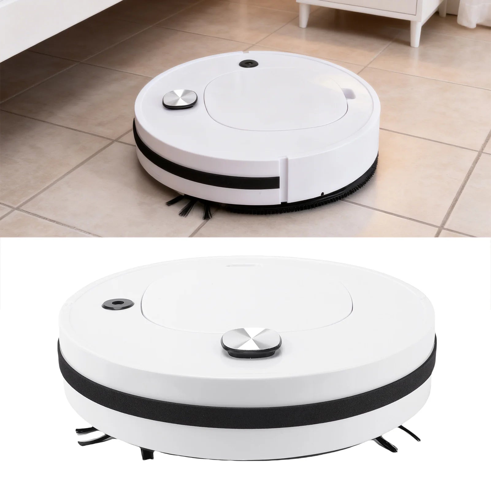 Automatic Robot Vacuum Cleaner Robot Vacuum and Mop Combo 4 in 1 Automatic Robotic Vacuum Cleaner for Hair Dirt Dust Removal