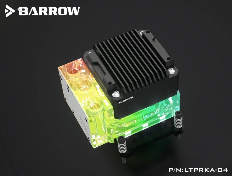 Barrow CPU Water Block with Integrated Pump Reservoir POM/Acrylic CPU Cooler for AMD AM3 AM4 AM5/INTEL 1700 1200 115X X99 Socke
