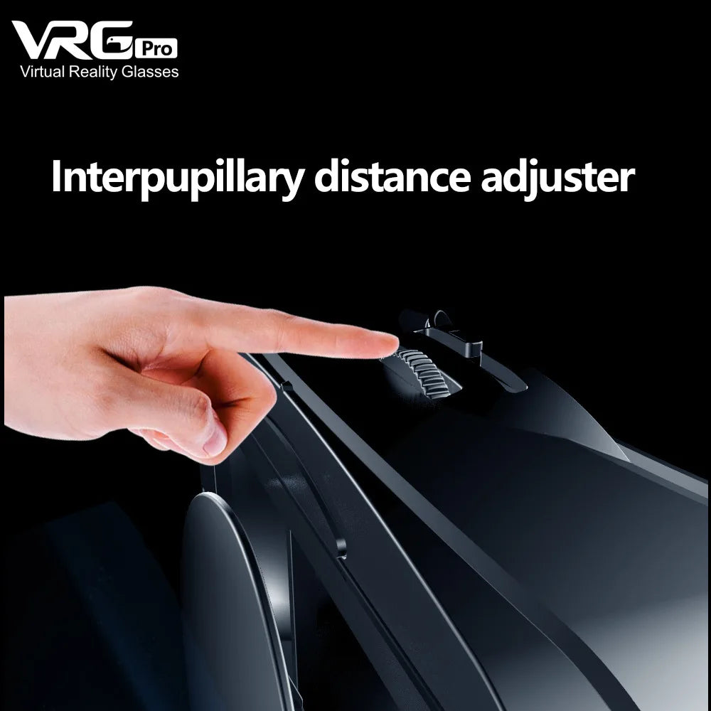 VRG Pro Viar VR Glasses 3D Virtual Reality Headset Helmet Goggles Device Lenses For Smartphone Phone Smart Hedset Gogle Children