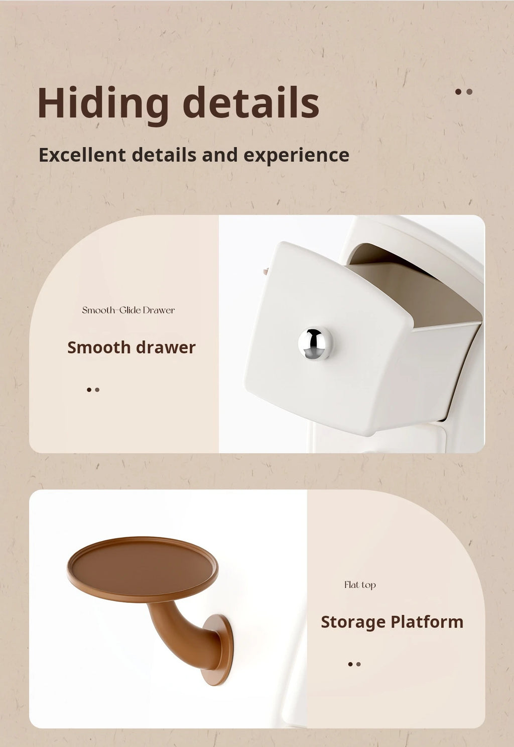 Desktop Storage Box: Playfully Bent Design Creative, Adorable, and Sophisticated Stationery Cute Decorative Home Accent