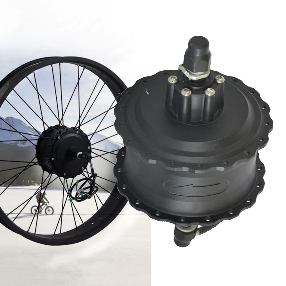 Electric Bike Motor 175/195mm 20/24/26inch 48V 750W 9 Pin Brushless Hub Motor  Fat Bike Wheel Motor Replace Accessories