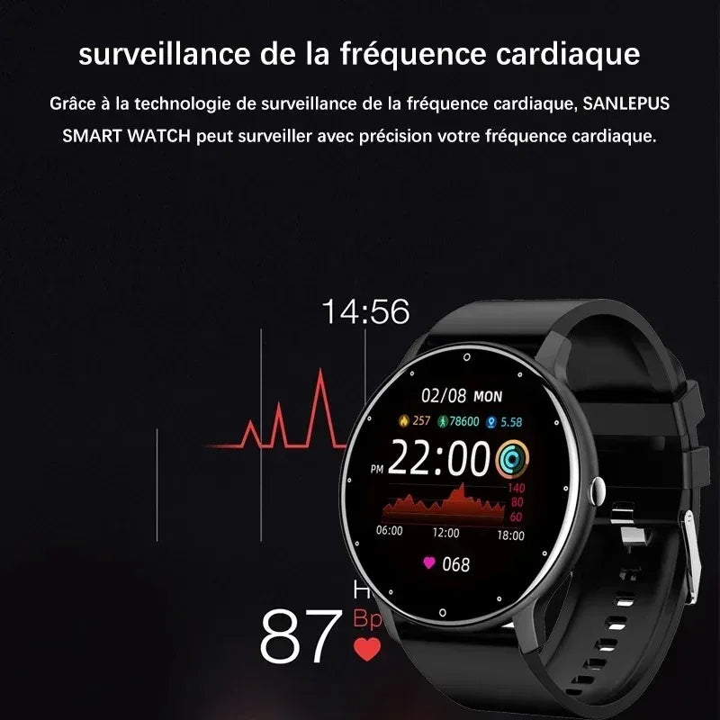 2026 New Smart Watch Men Full Touch Screen Sport Fitness Watch IP67 Waterproof Bluetooth For Android ios smartwatch Men+box