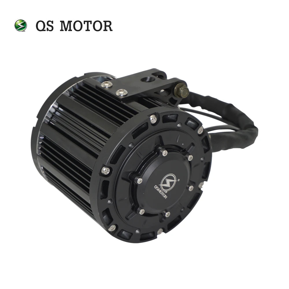 QS138 3000W/6000W Peak 72V BLDC Mid Drive Motor for Electric Scooter 100KM/H with 428 Chain Sprocket V1 Dual Power Design