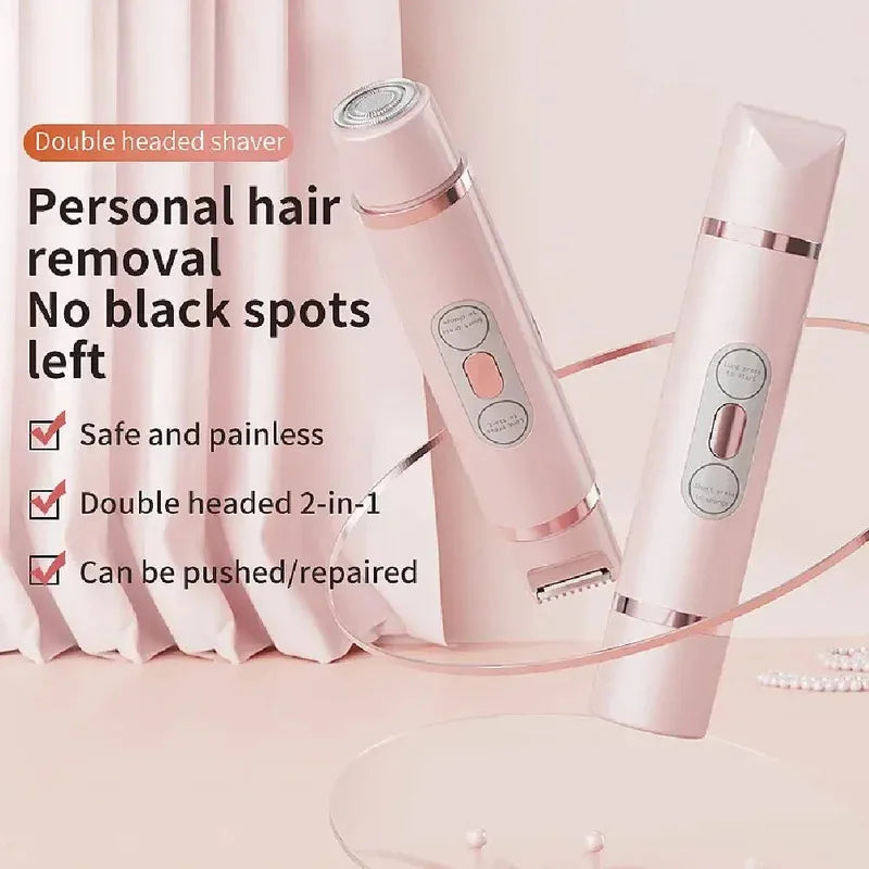 Electric hair trimmer for women 2-in-1 Electric razor Body hair trimming tools Hair removal tools Body shaver